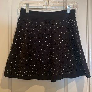 Incredible Y2K / Punk Suede Studded Skirt size Small